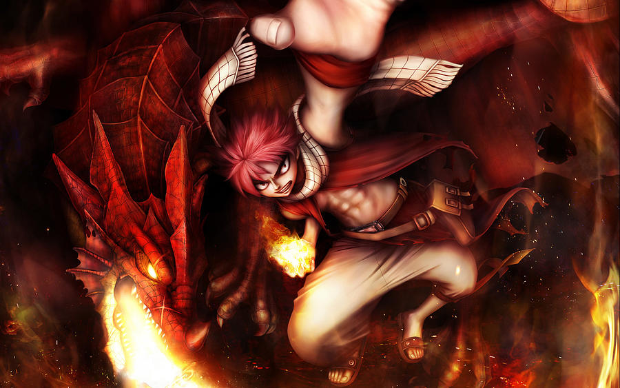 Igneel Natsu Dragneel Fire Team Natsu Manga Protagonist Fairy Tail ...