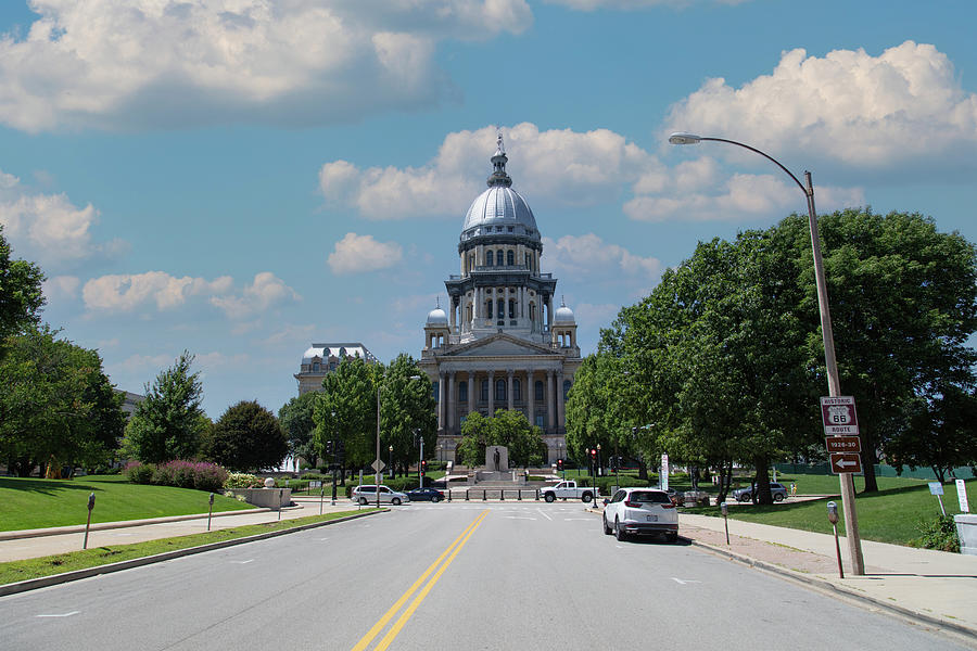 Illinois state capitol in Springfield, Illinois #1 Photograph by Eldon McGraw