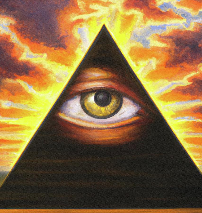 Illuminati Eye Painting by Esoterica Art Agency - Fine Art America