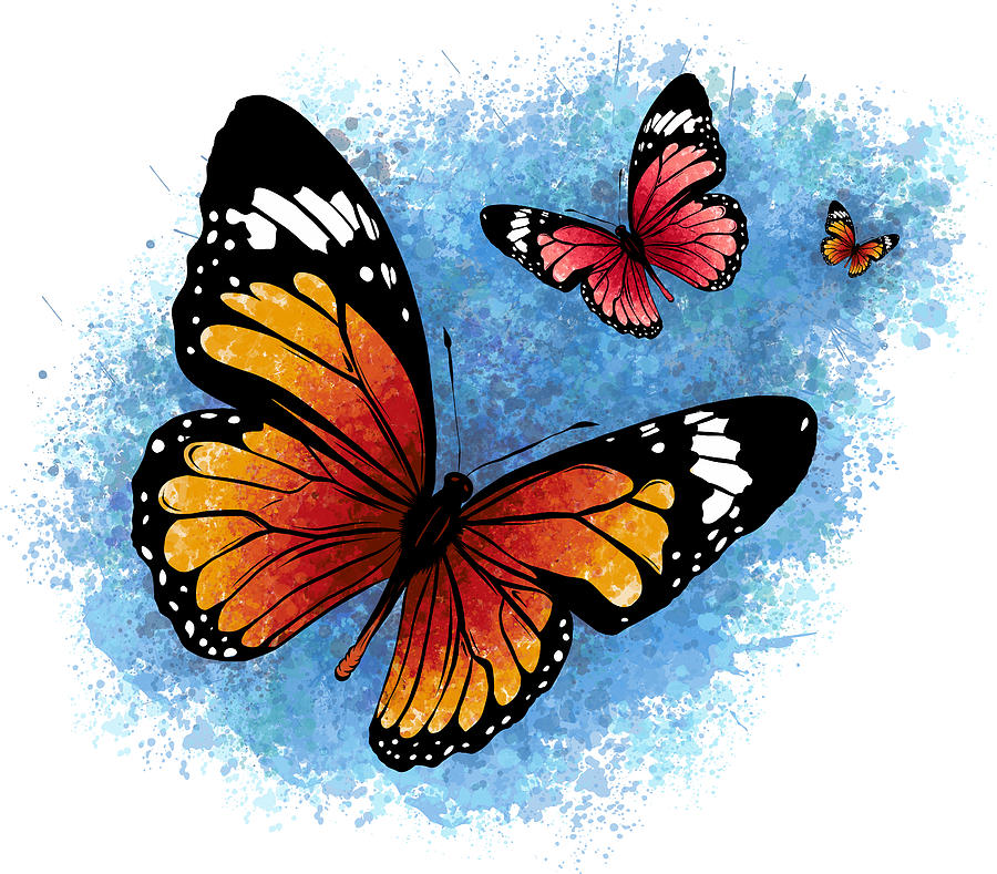 Illustration Of A Beautiful Colorful Butterfly That Flies Digital Art By Dean Zangirolami Pixels 3931