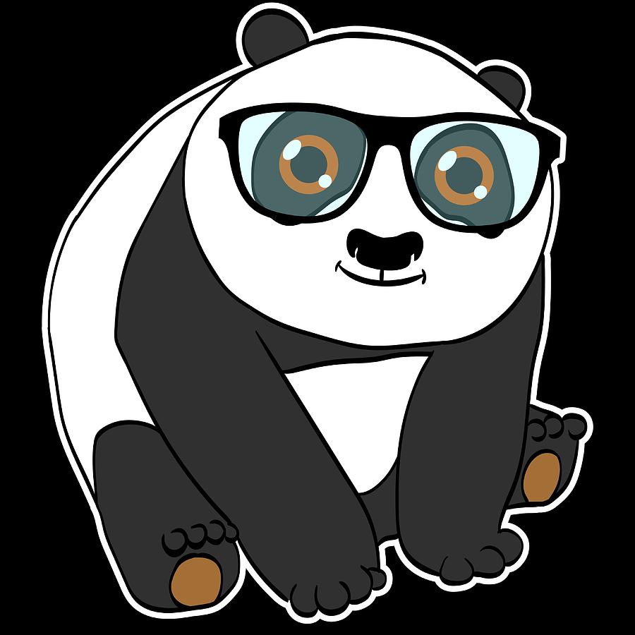 Illustration Of A Cute Panda Tee For Animal Lovers Tshirt Design