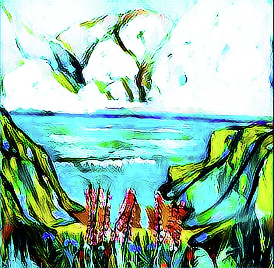 Impressions of Brandy Cove #1 Mixed Media by Rusty Gladdish
