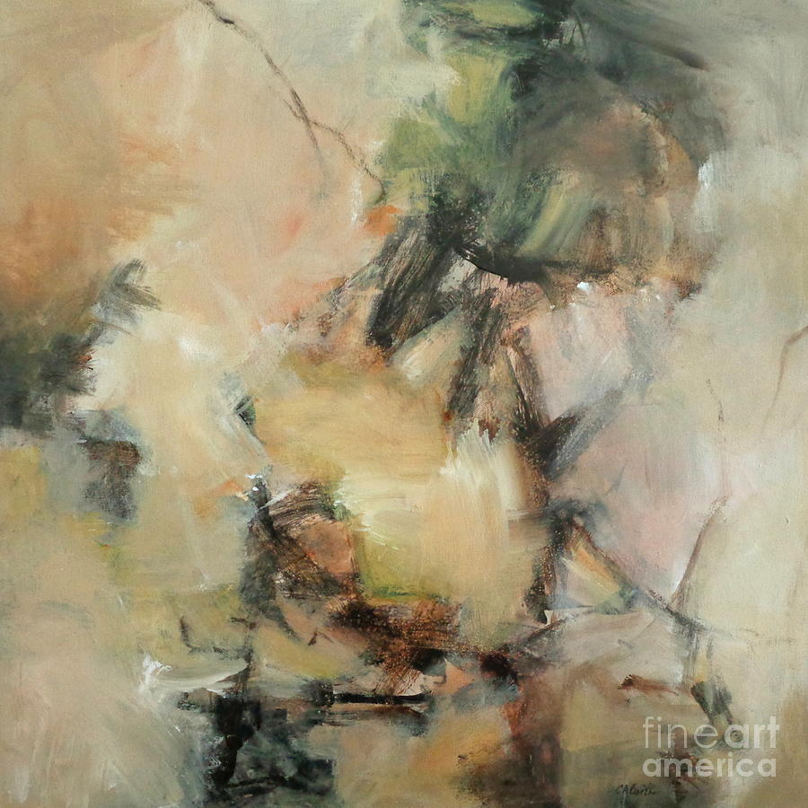 In and Out #1 Painting by Carolyn Barth