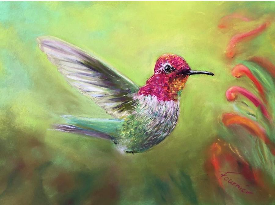 In Flight Painting by Mireille Fournier - Pixels