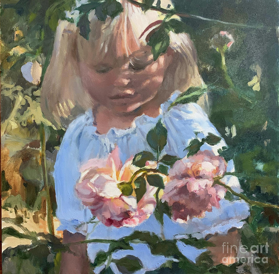 In Full Bloom #2 Painting by Elizabeth Carr