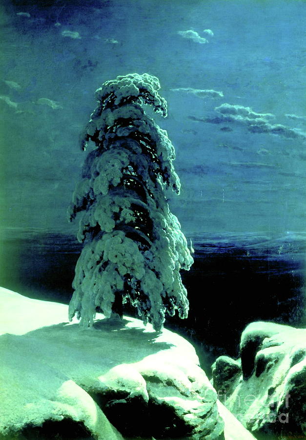 In the wild north #1 Painting by Ivan Shishkin