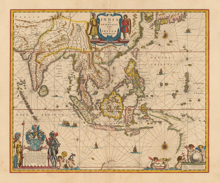 India quae Orientalis dicitur et Insulae Adiacentes Amsterdam circa ...