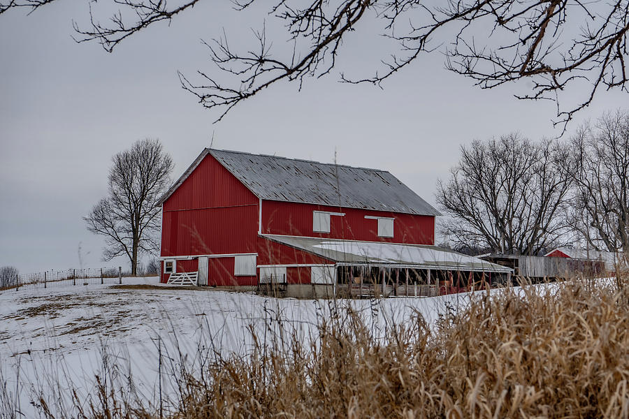 Indiana Barn #255 #1 Photograph by Scott Smith