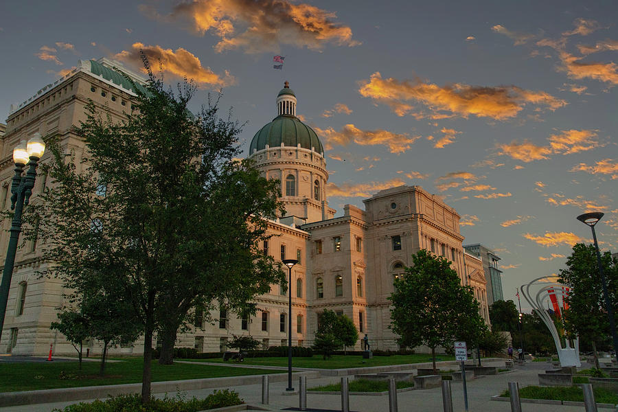 Indiana State Capitol Building Photograph By Eldon Mcgraw Fine Art America