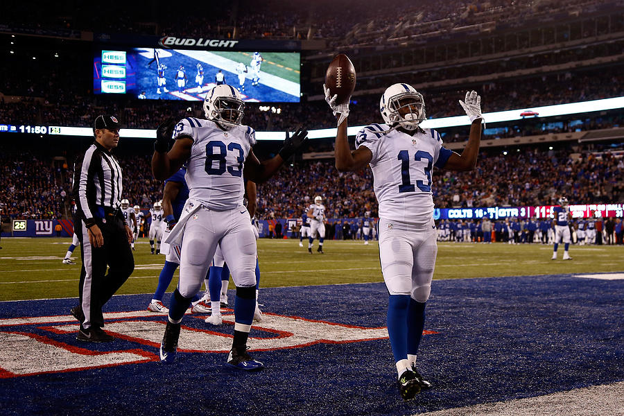 Indianapolis Colts v New York Giants #1 Photograph by Jeff Zelevansky