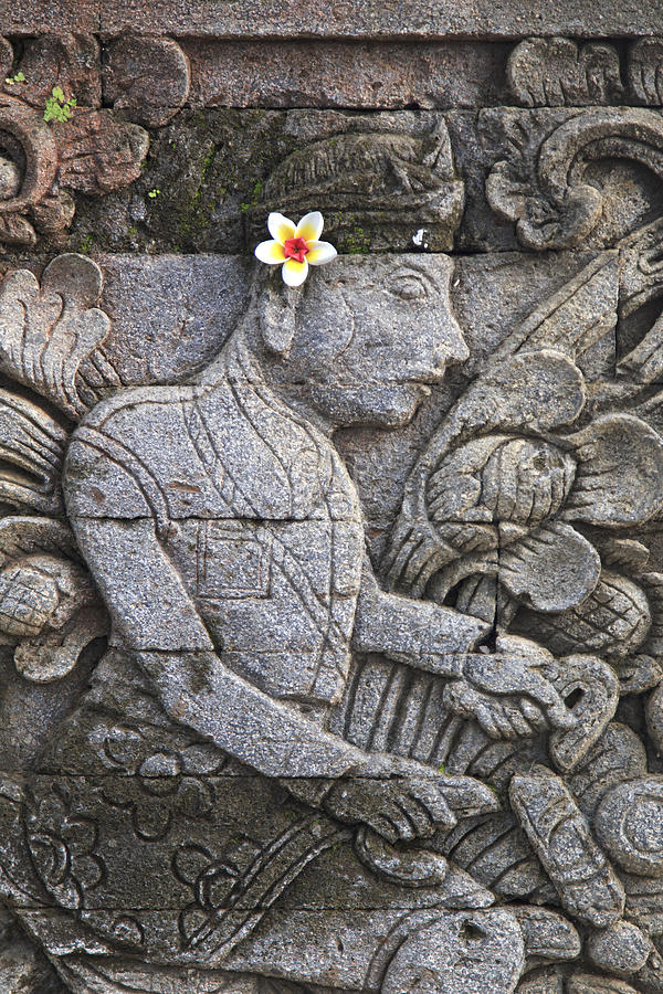 Indonesia, Bali, Temple Carvings #1 Photograph by Michele Falzone
