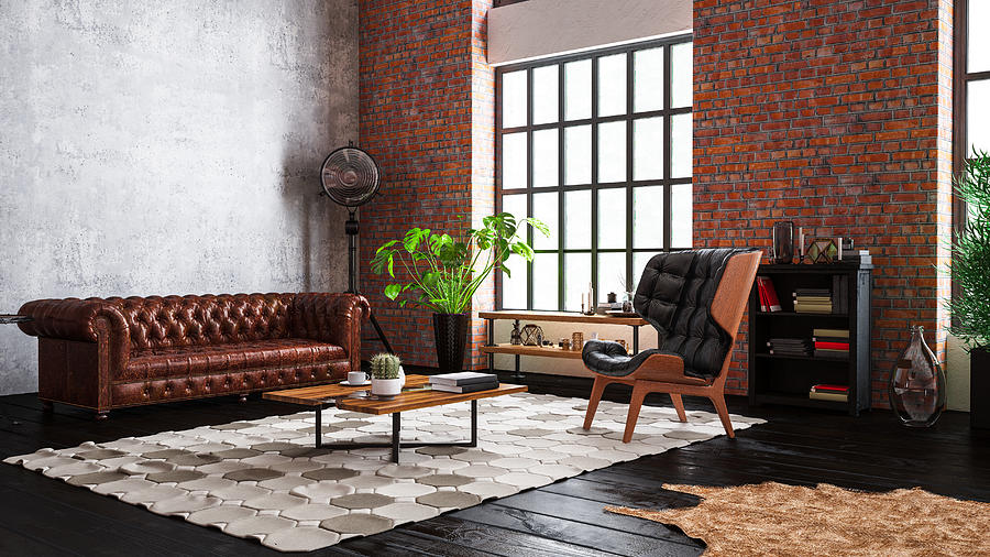 Industrial Style Loft Apartment #1 Photograph by Asbe