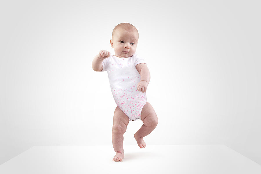 Infant Dancing #1 Photograph by HollenderX2