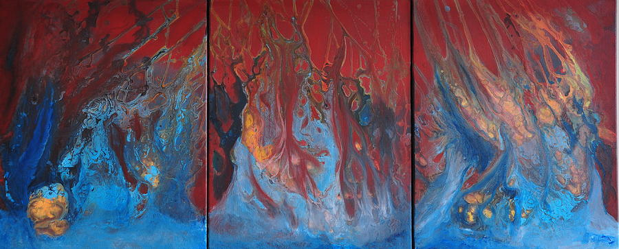 Inferno series Painting by Preethi Mathialagan