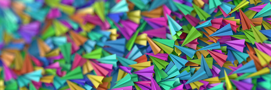 Infinite paper planes #1 Photograph by Tostphoto