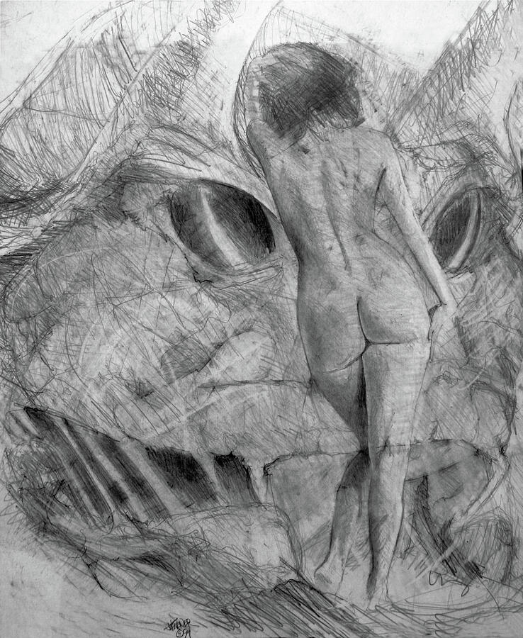 1 Innocence Drawing by Joel Keener 1 Innocence Drawing by Joel Keener