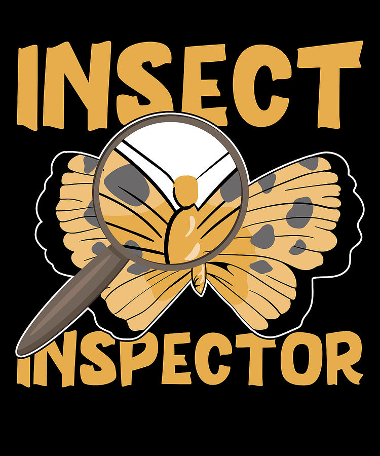 Insects Digital Art - Insects Bug Inspector Entomologist Nature Bug #1 by Toms Tee Store