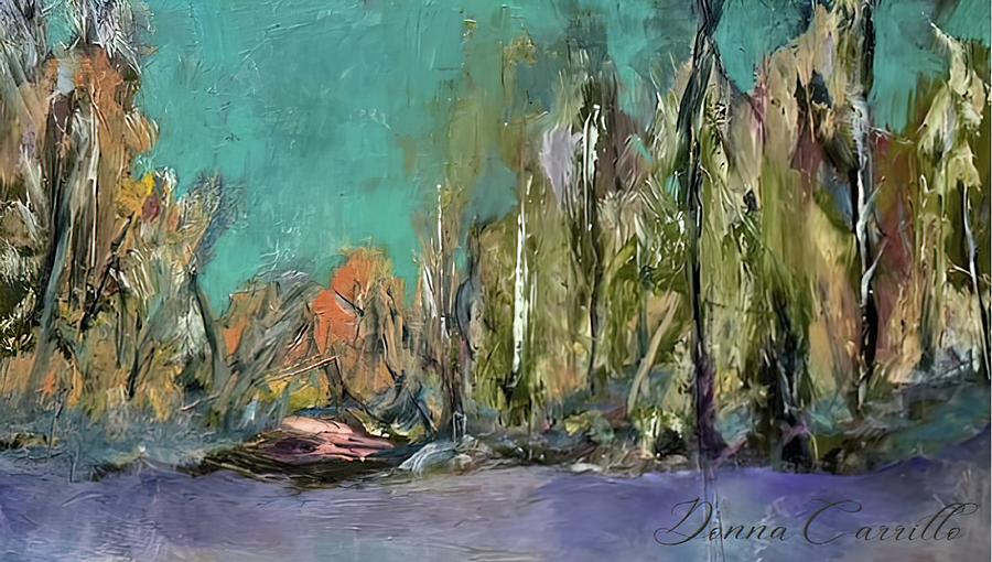 Inspired By Nature #1 Painting by Donna Carrillo