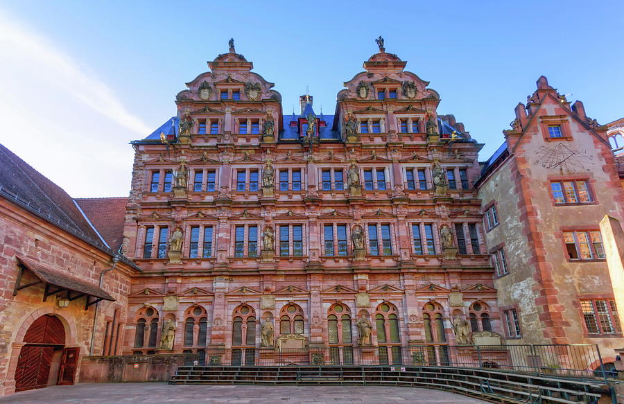 Interiror architecture of Heidelberg ruin castle, Germany #1 Photograph by Elenarts - Elena Duvernay photo