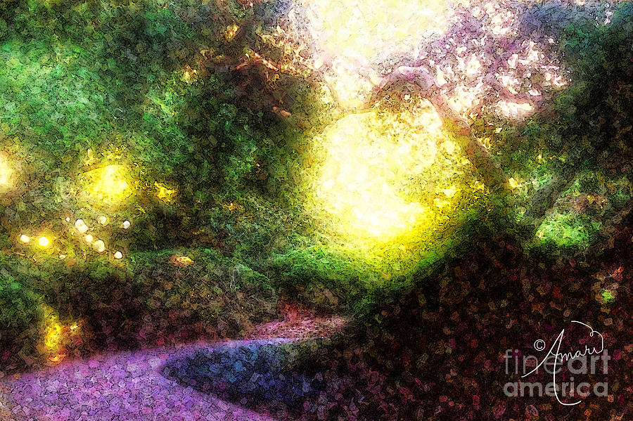 Tree Painting - Into the Light by Ann Pride