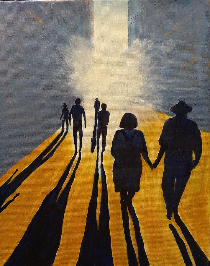 Into the Light #2 Painting by James Hey