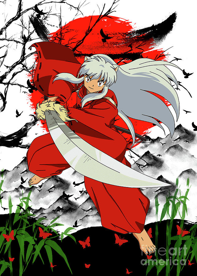 Inuyasha Digital Art by Danni Juliyanto | Fine Art America