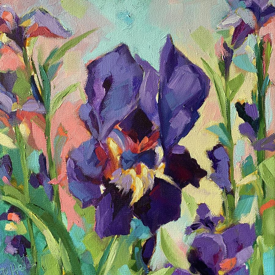 Iris Painting by Donna Heil | Fine Art America