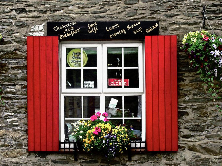 Irish Window #1 Photograph by Stephanie Moore