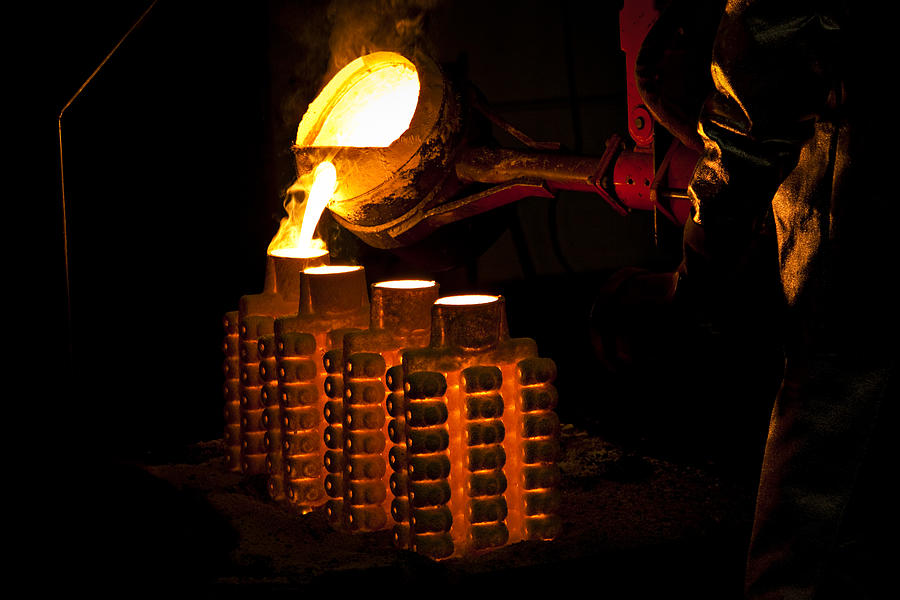 Iron Casting #1 Photograph by 35007