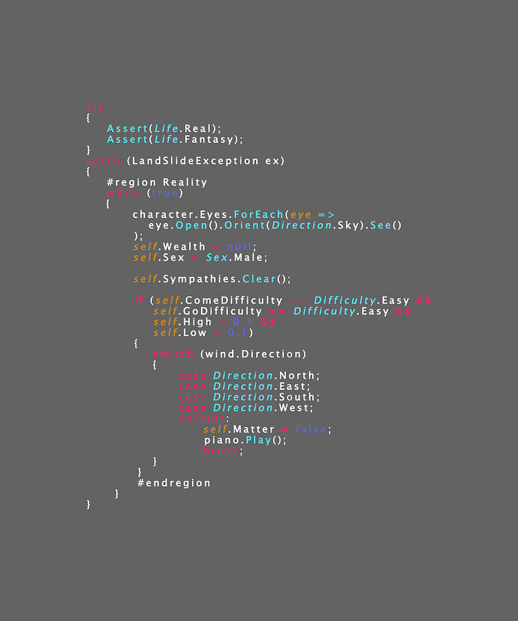 Is This The Real Life Coding Programming Color Painting by Mason ...