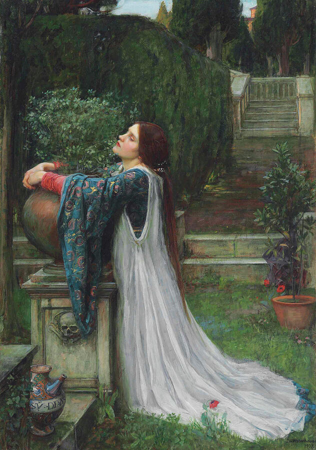 Isabella and the Pot of Basil, from 1907 Painting by John William Waterhouse