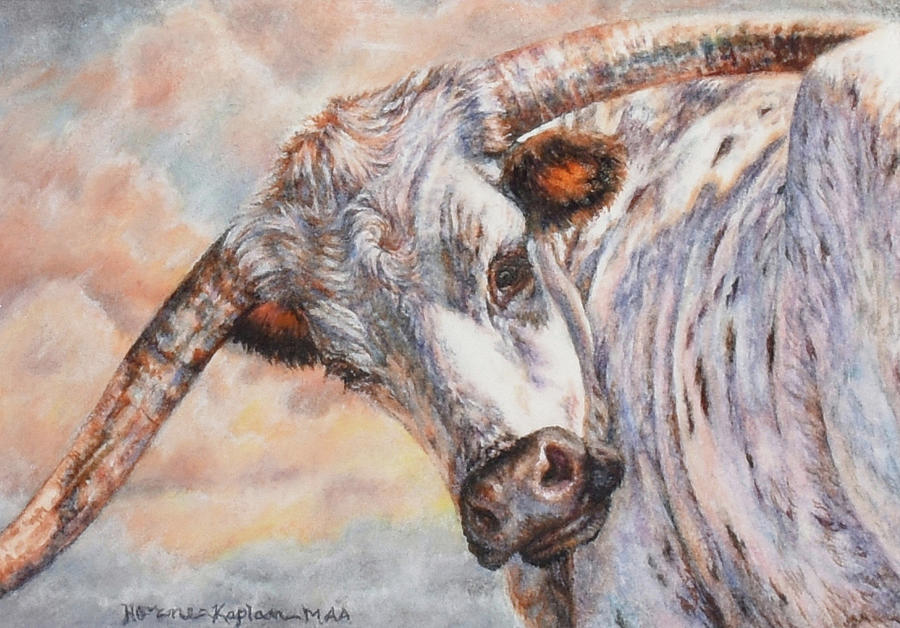 Its a Long Story Pastel by Denise Horne-Kaplan