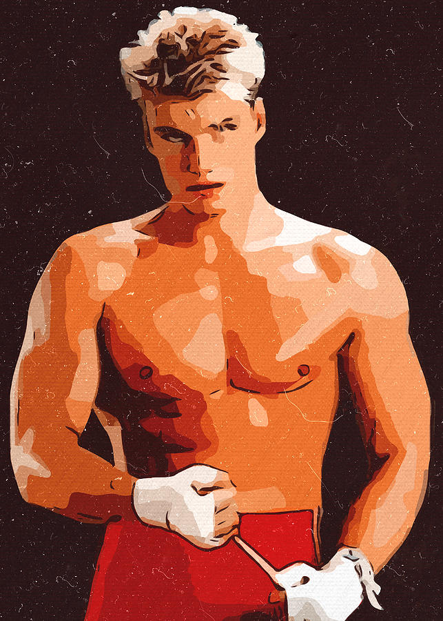 Ivan Drago Artwork Painting by Taoteching Art