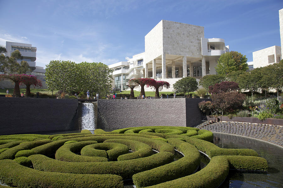 J. Paul Getty Museum Central Garden #1 Photograph by MoMorad