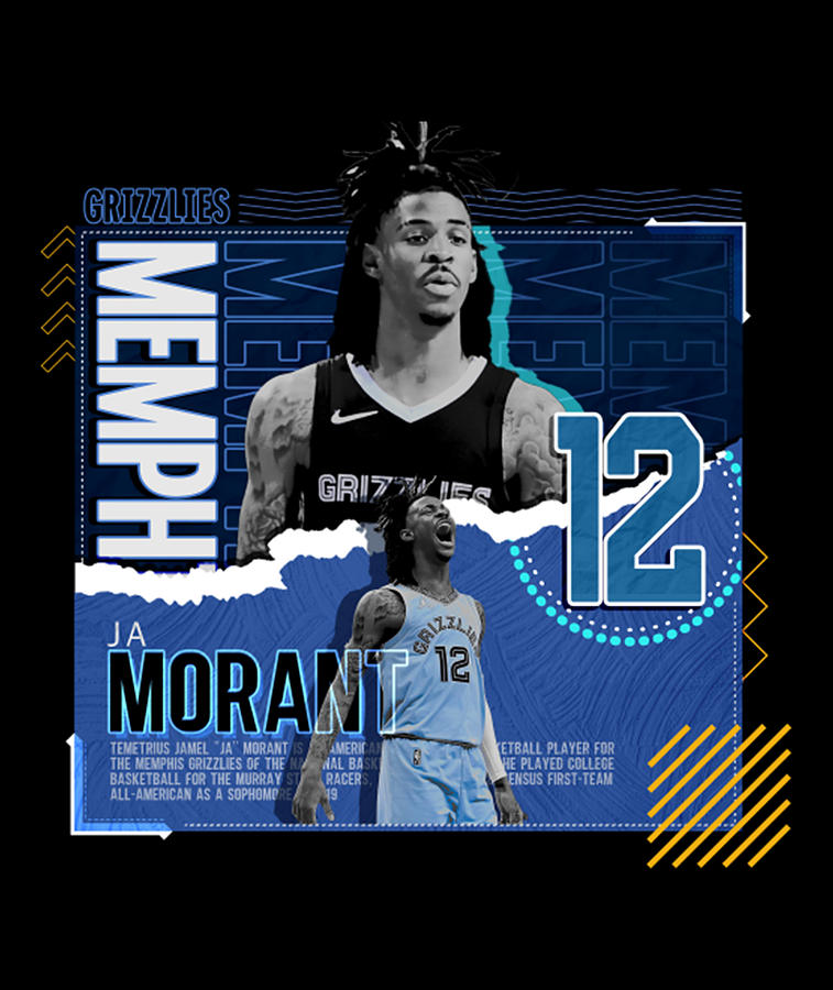 Ja Morant Basketball Digital Art By Kelvin Kent Pixels 5255