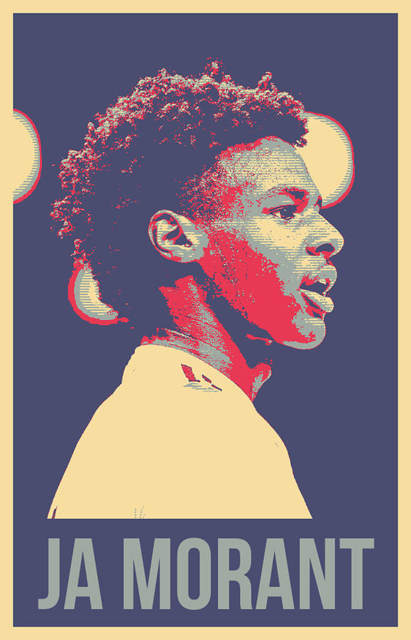 Ja Morant Digital Poster Svg 