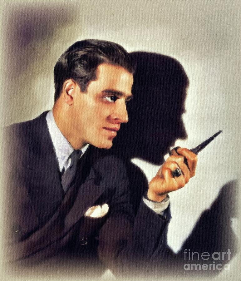 Jack La Rue, Vintage Actor #1 Painting by Esoterica Art Agency