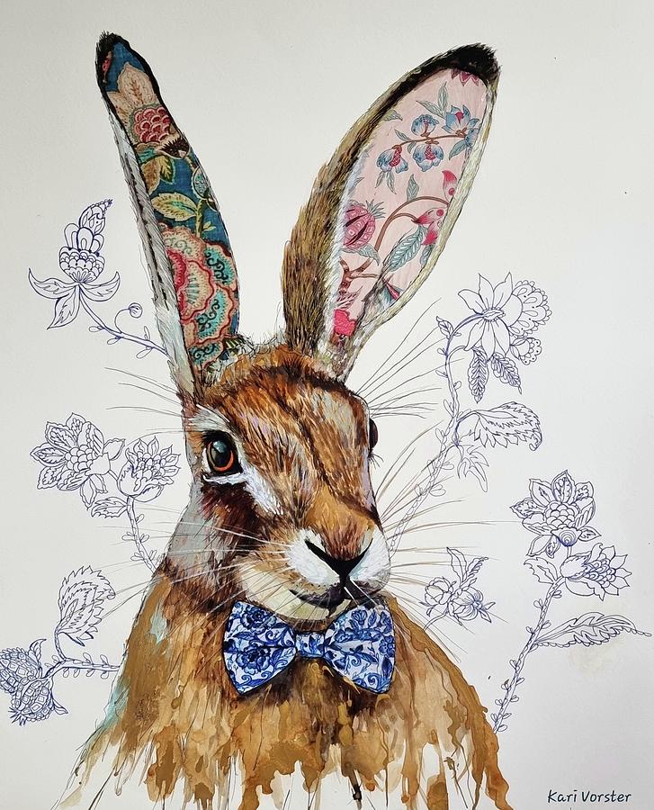 Jack Rabbit Painting by Kari Vorster - Fine Art America