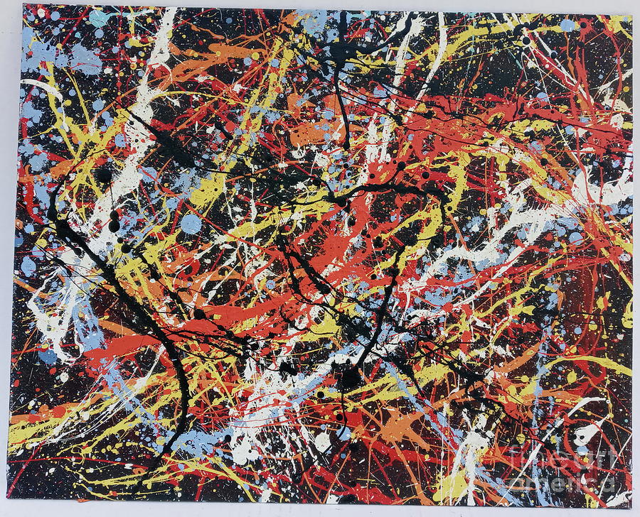 Jackson Pollock Abstract Painting by Street Art - Fine Art America