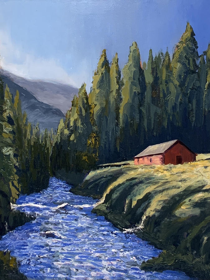 Impressionism Painting - Jackson Wyoming #1 by Lisa Marie Smith