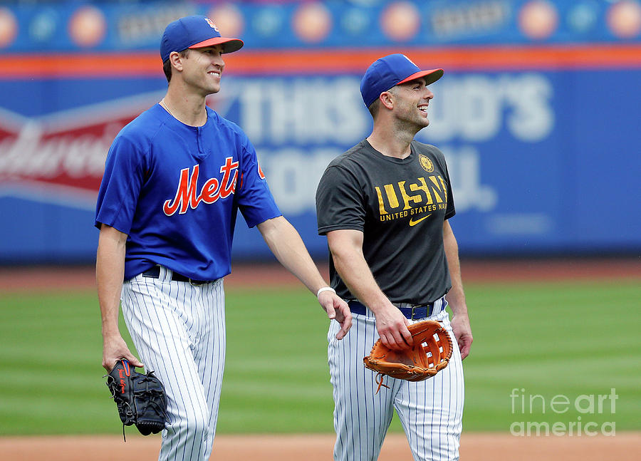 Jacob Degrom And David Wright Photograph by Paul Bereswill Jacob Degrom And David Wright Photograph by Paul Bereswill