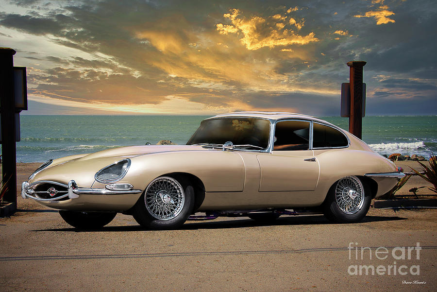 Jaguar E-Type Coupe #1 Photograph by Dave Koontz