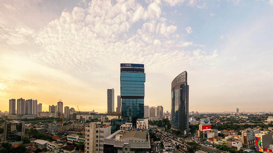 Jakarta City Panorama #1 Photograph by Jokoleo