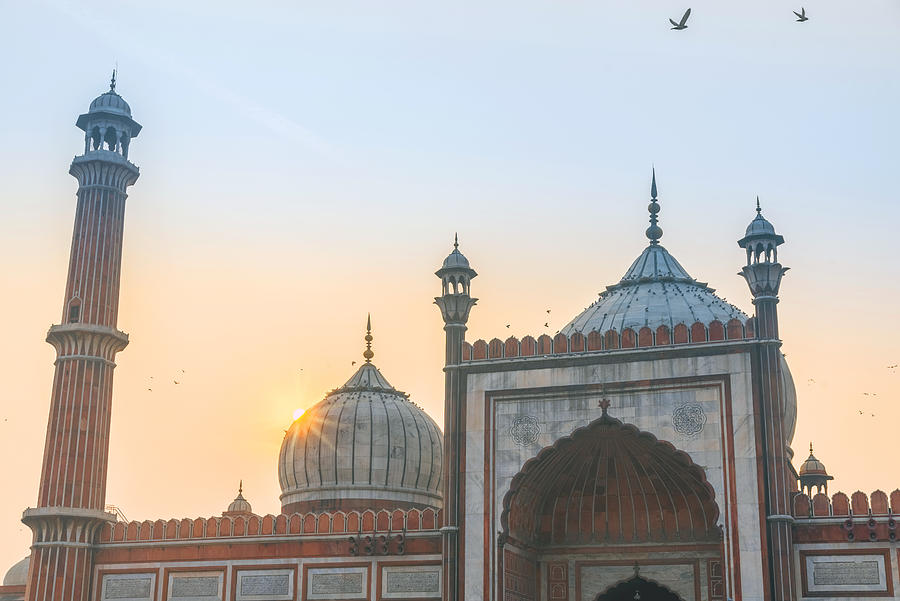 Jama Masjid mosque, New Delhi, India #1 Photograph by George Pachantouris