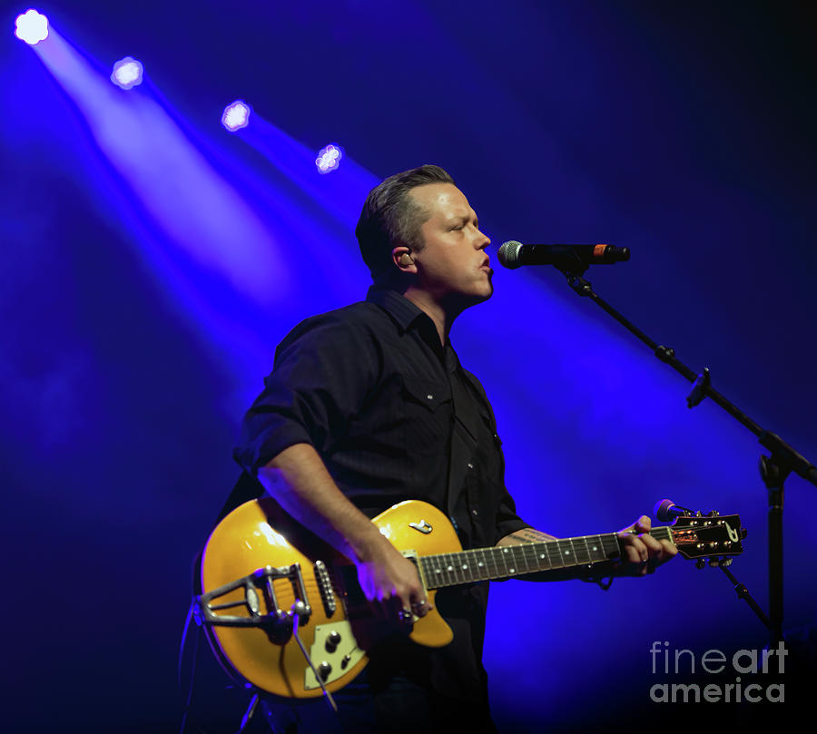 Jason Isbell with The 400 Unit #1 Photograph by David Oppenheimer