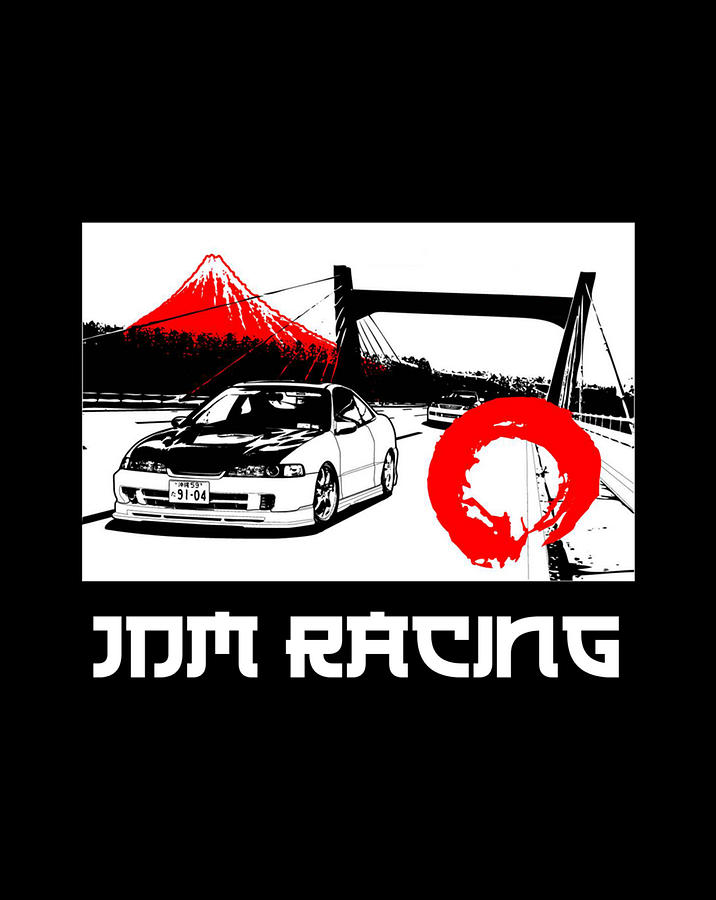 JDM Japanese Street Racing Gift Digital Art by Frank Nguyen