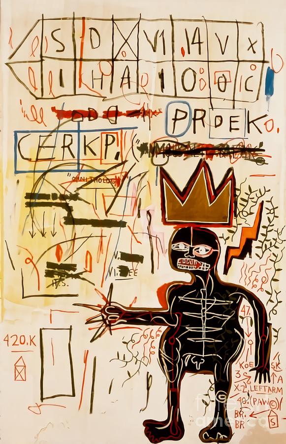 Jean Michel Basquiat Digital Art by Bob Anderson - Fine Art America