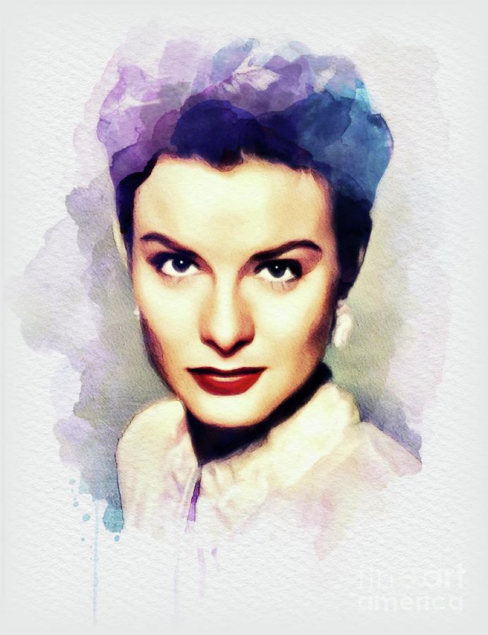 Jean Peters, Movie Legend Painting by Esoterica Art Agency - Fine Art ...