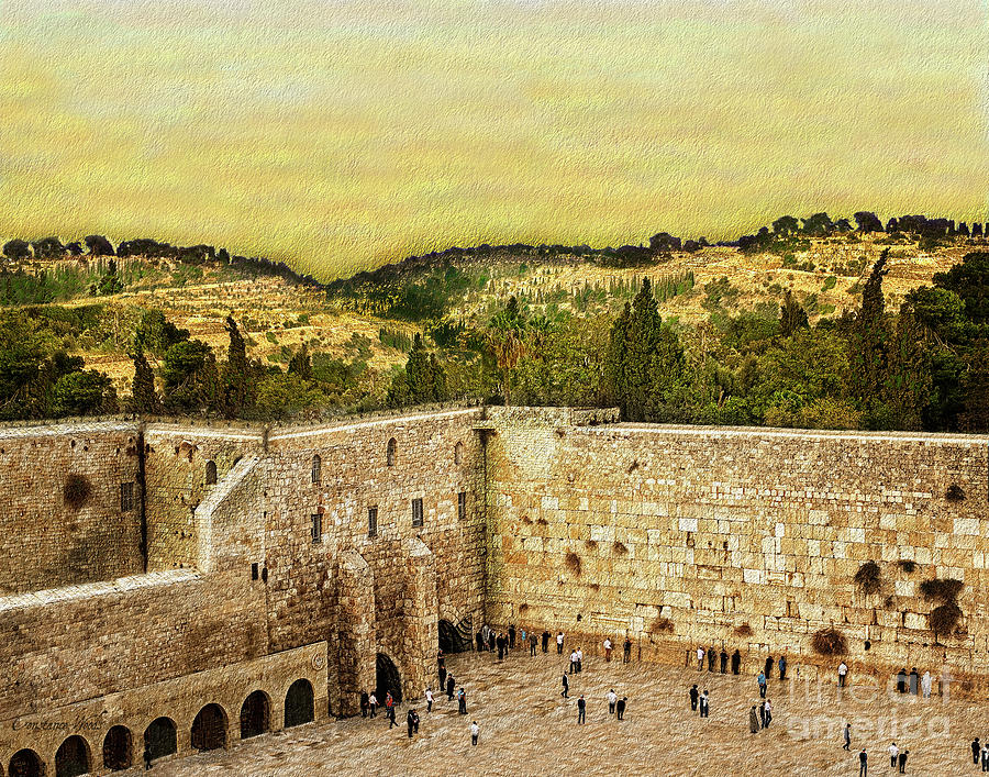 Jerusalem City of Gold Digital Art by Constance Woods | Pixels