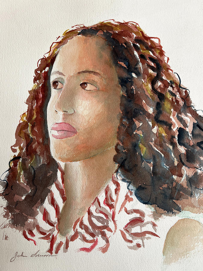 Jessica  #1 Painting by John Svenson